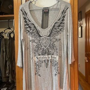 Women’s Harley Davidson bling top